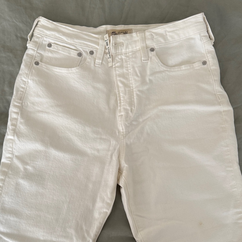 Madewell Women's Cream Skinny Jeans